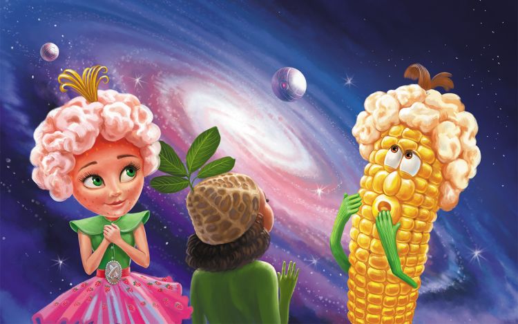 日食，飞向银河系中心 果仁小镇 漫画封面