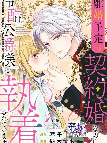 明明是预定离婚的契约婚姻，却被冷酷公爵执著上了 [db:作者] 漫画封面