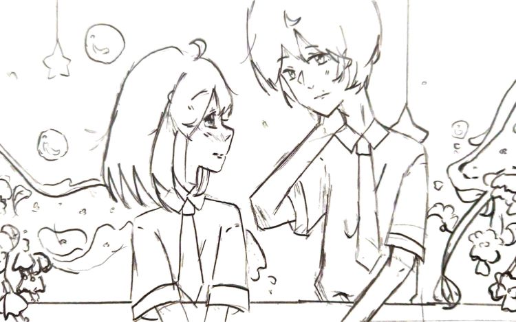 晚风予你 琼桅腻 漫画封面