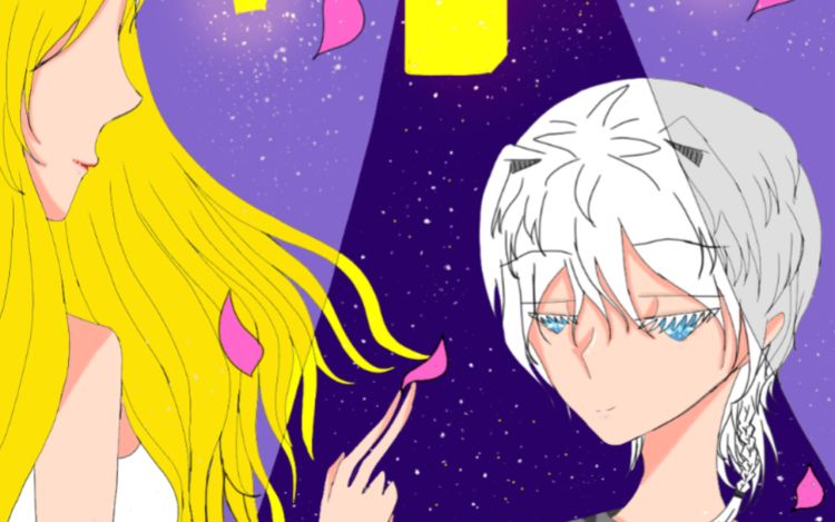 晚风余肩留温柔 语之晴恋 漫画封面