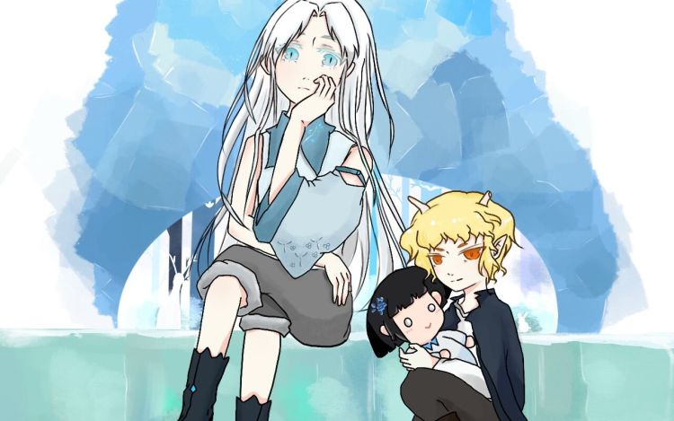 晴天，请cue艾丽儿 小k同学 漫画封面