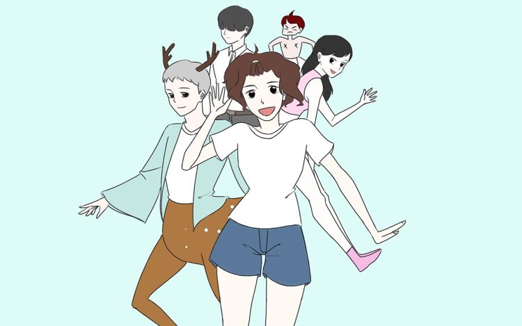 有神经 南邻若水 漫画封面