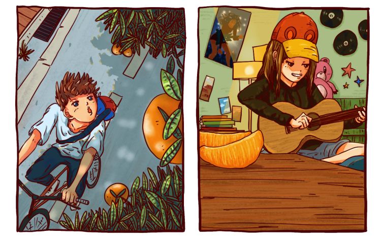 桔子日记 Huayohoho 漫画封面