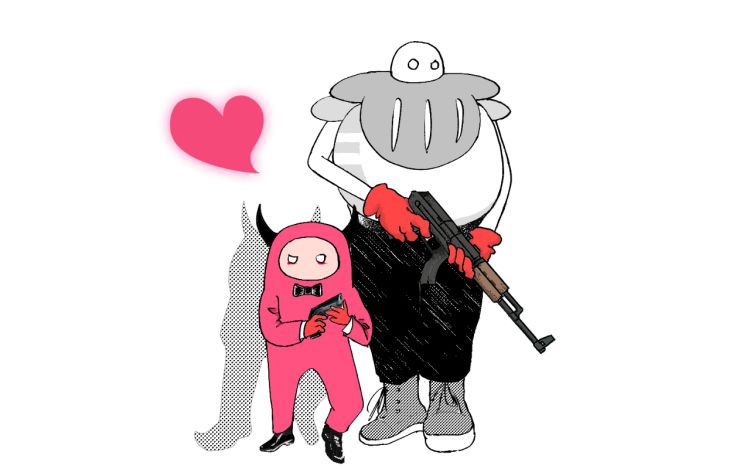 梗间恶魔 幸运呆呆酷 漫画封面