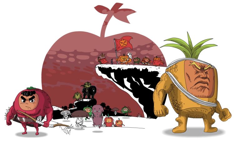 水果蔬菜的战争与和平 仲S_ 漫画封面