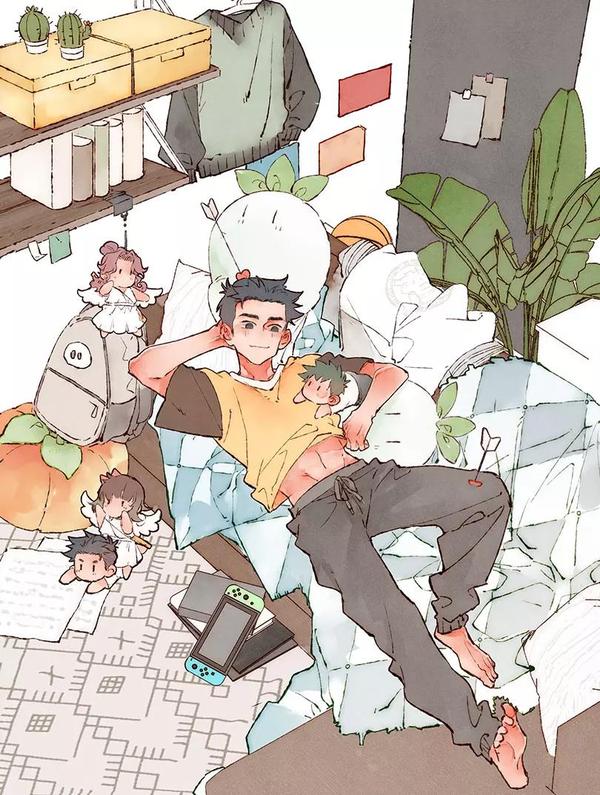 水蓝色棋盘 [db:作者] 漫画封面