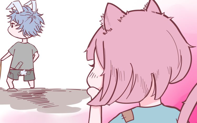 流浪兔和乞讨猫 YIYANG-SHUAI 漫画封面