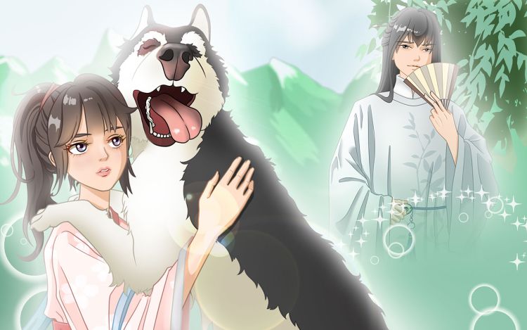 灵兽拆家中 美丽的犀牛在奔跑 漫画封面