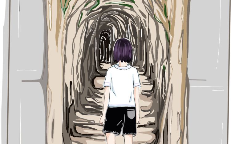 熬过去 啦护额 漫画封面