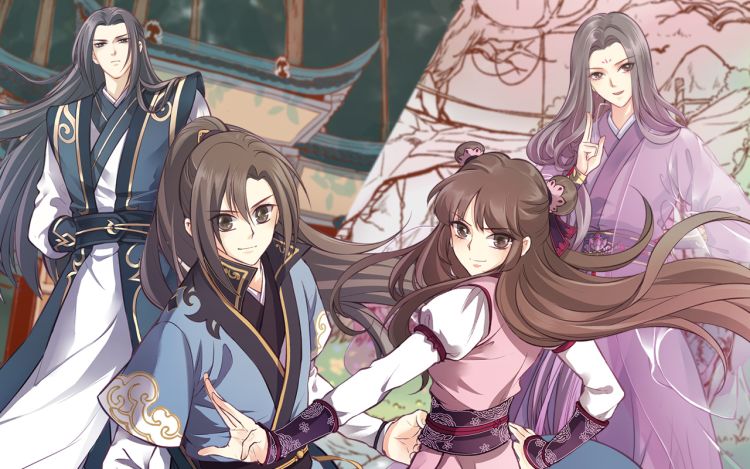 燕山派与百花门 剧象漫画+名物观世正宗刀 漫画封面