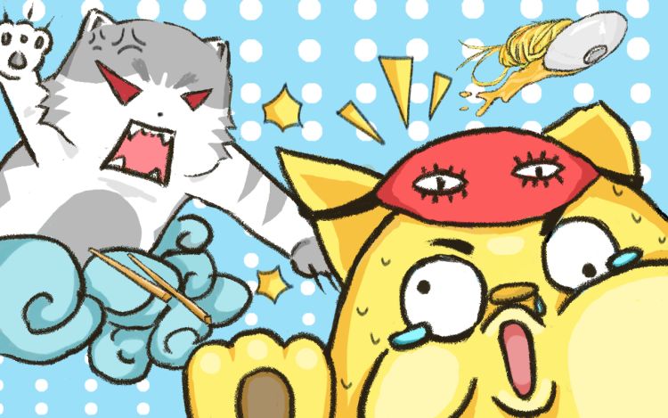 狂想日记 狗头和猫头 漫画封面