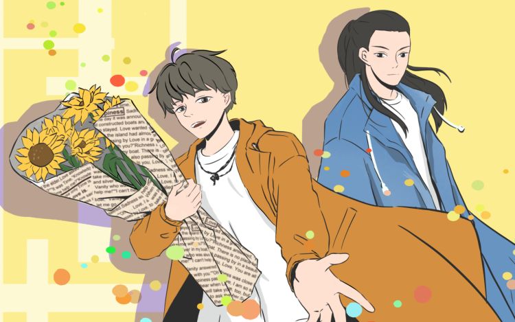 猝不及防Suddenly 鸭子汁与狗粒橙 漫画封面