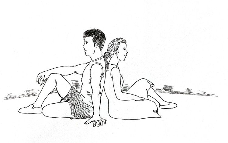 现代的男女些事 文工虽 漫画封面