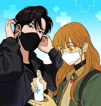 用画笔呐喊，为抗疫加油！ [db:作者] 漫画封面