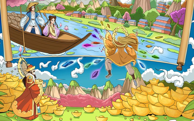 画仙传 金玉画艺 漫画封面