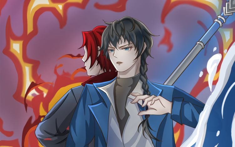 穿到末世变成鱼 夜雨风熄 漫画封面