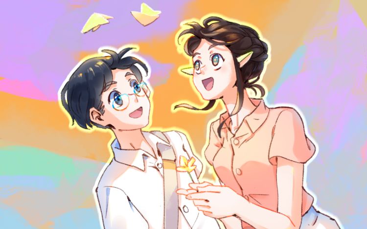 类似AI 六米鹿 漫画封面