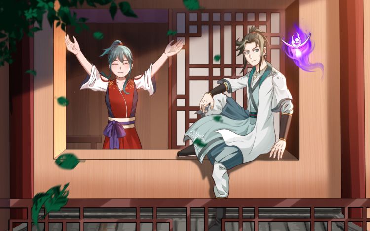 紫色的火焰 蓝秋77 漫画封面