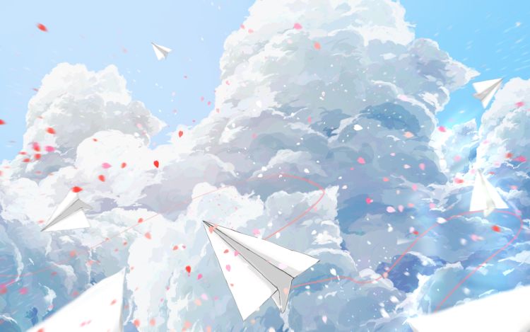 纸飞机中的你和我 吃瓜的路人咸鱼____ 漫画封面