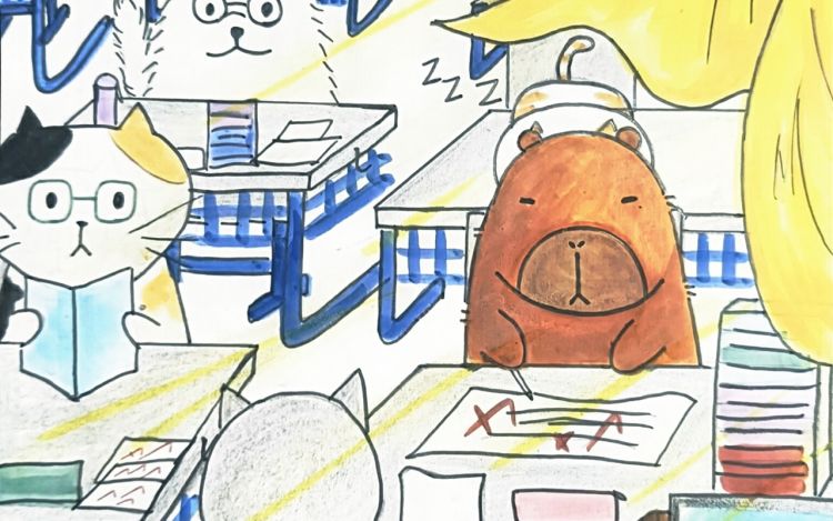 萱仔的日常 萱仔是只豚 漫画封面