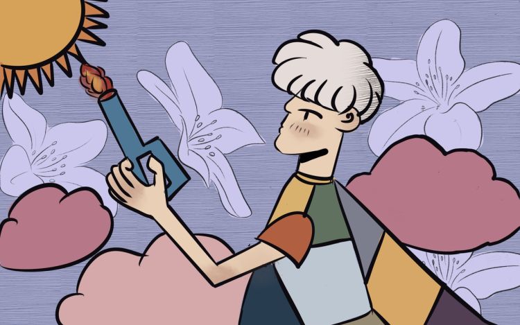 蓝花楹之恋，难道说？ openmode 漫画封面