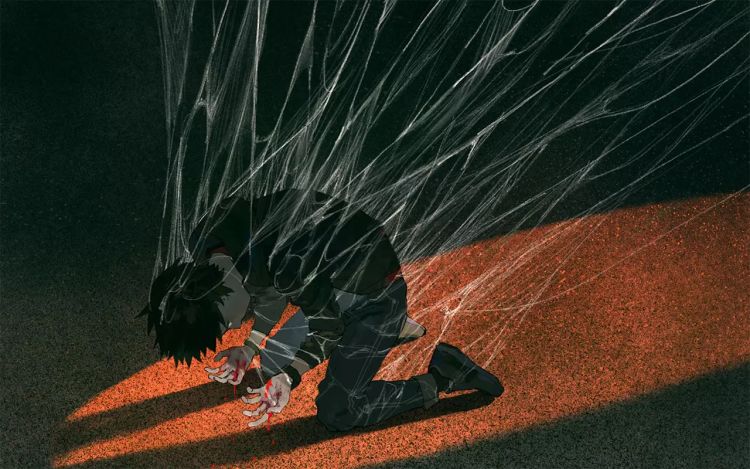 蜘蛛丝 Djade(主笔）+KRE（编剧） 漫画封面