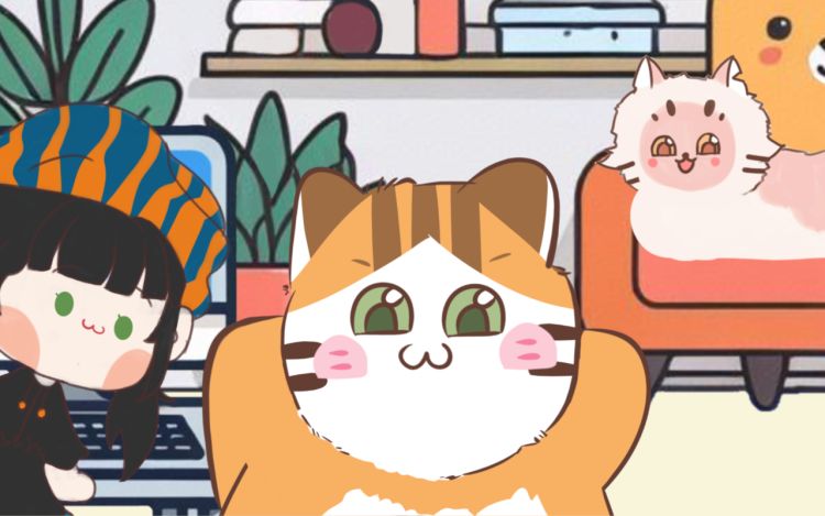 论流浪猫如何吃饱饭 虽然是老年人但很中二的海星 漫画封面