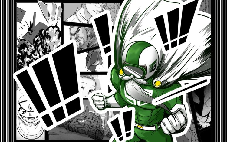 超级爷爷 巴豆商人 漫画封面