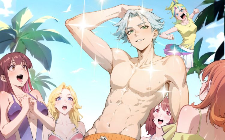 超能泛滥，我成了海王？ 大洪艺宅 漫画封面