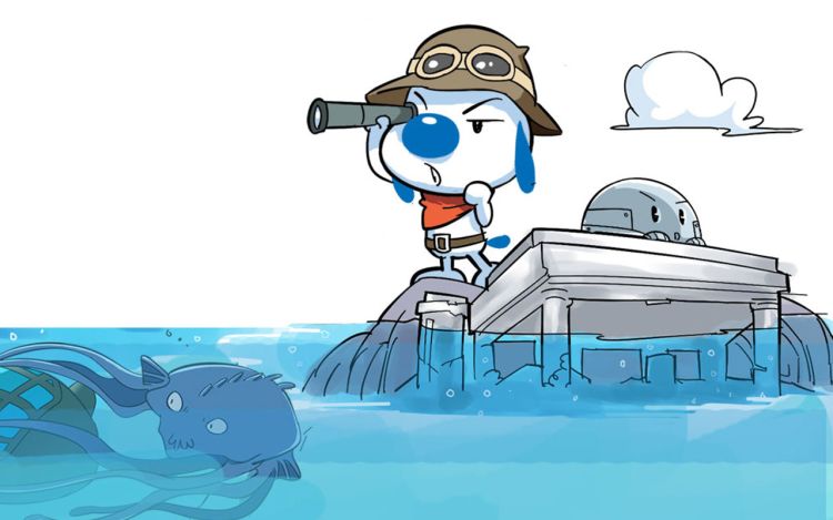 辛巴狗之亚特兰蒂斯大冒险 辛巴狗和哈米兔 漫画封面