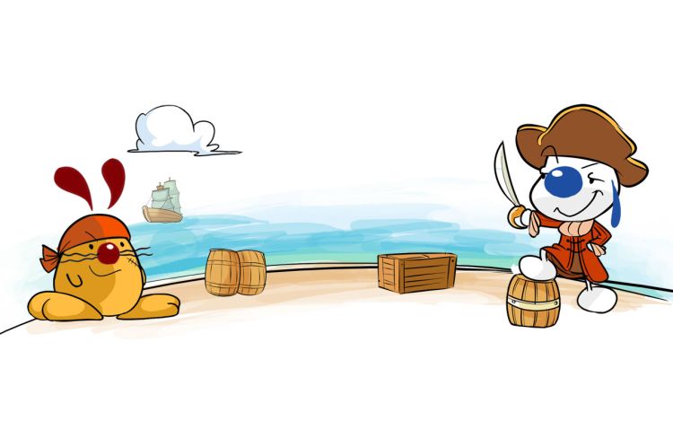 辛巴狗海洋大冒险 辛巴狗和哈米兔 漫画封面