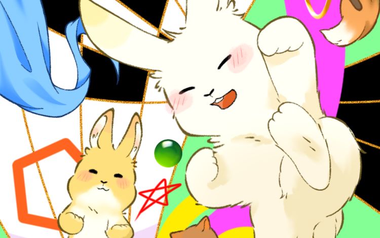 那里有只兔子！ 冬天发芽 漫画封面