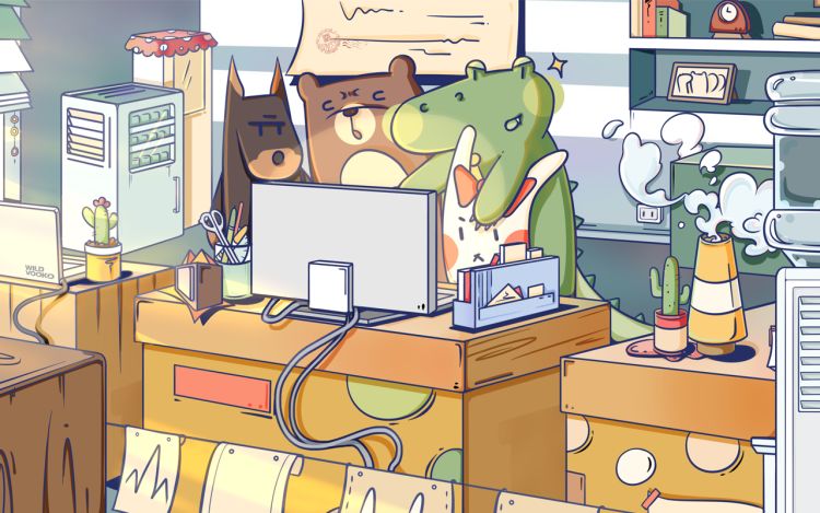 野生物口工作室 啵啡堂 漫画封面