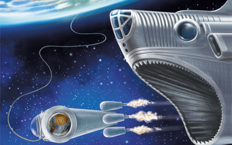 钓外星鱼 果仁小镇 漫画封面