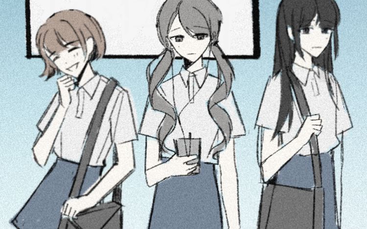 难忘的她 靠画画是不可能的 漫画封面