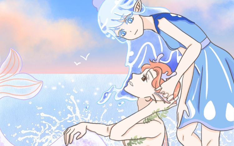 雪的精灵 青州小白鹅 漫画封面