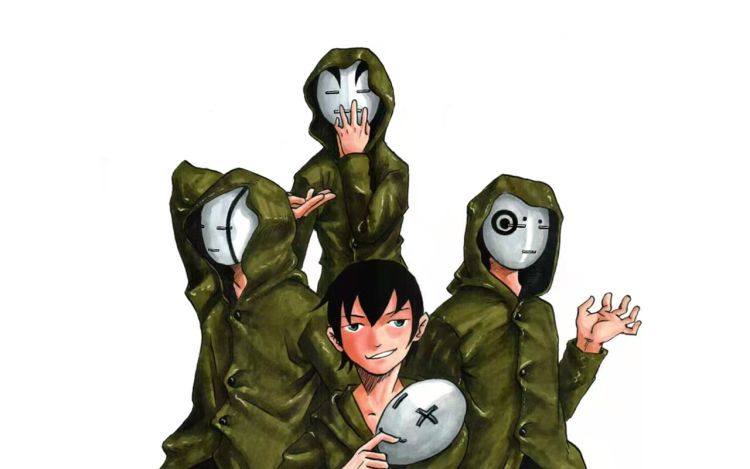 面具之下 十客郎 漫画封面