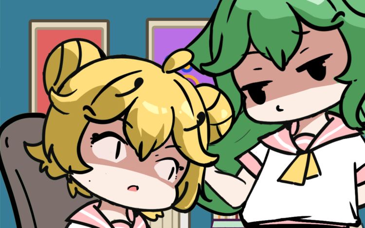 魔物娘的搞笑日常 橘子xpd 漫画封面