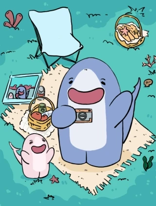 鲨鱼一家 [db:作者] 漫画封面