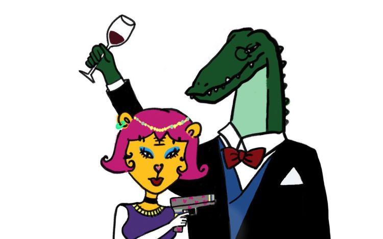 鳄鱼先生和老虎小姐 胡椒大侠 漫画封面