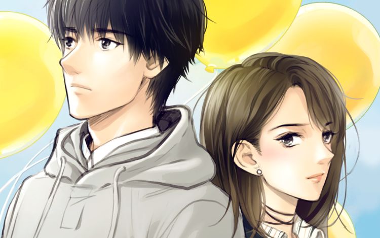 黄色气球 栗子liz 漫画封面