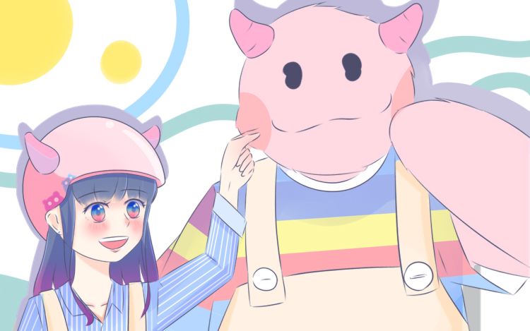 默小姐家里有只小怪兽 迪溺爱老太太 漫画封面