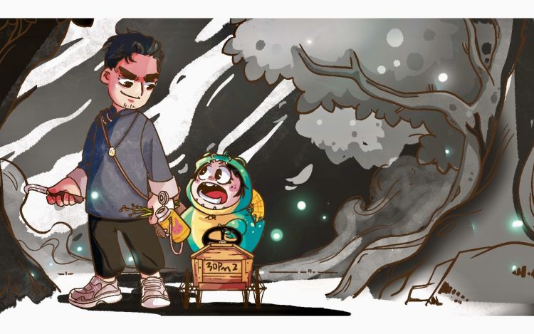 龙在唐人街 哥斯拉啦啦啦啦啦 漫画封面